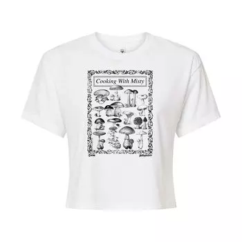 Укороченная футболка для юниоров Yellowjackets Cooking Licensed Character, белый