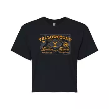 Укороченная футболка для юниоров Yellowstone Dutton Ranch Licensed Character
