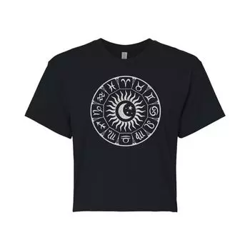 Укороченная футболка для юниоров Zodiac Circle Licensed Character