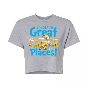 Укороченная футболка Dr. Seuss Great Places для юниоров Licensed Character