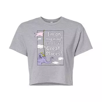 Укороченная футболка Dr. Seuss Great Places для юниоров Licensed Character