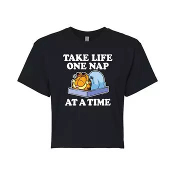 Укороченная футболка Garfield One Nap для юниоров Licensed Character