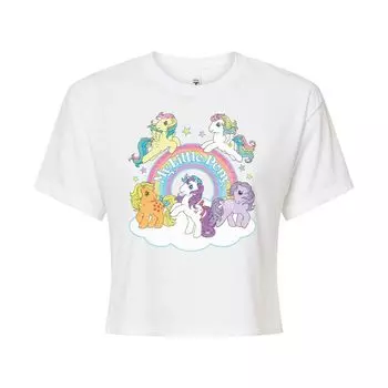 Укороченная футболка группы My Little Pony для юниоров Licensed Character, белый