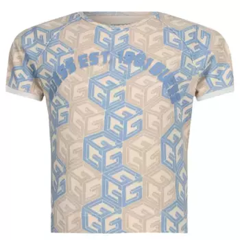 Укороченная футболка Guess, бежевый