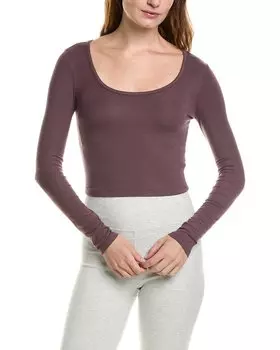 Укороченная футболка IVL Collective с вырезом-лопаткой, серый