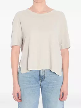 Укороченная футболка James Perse, нейтральный