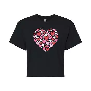 Укороченная футболка Junior' Heart Fill ко Дню святого Валентина Licensed Character