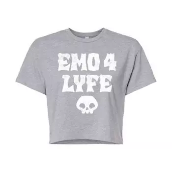 Укороченная футболка Juniors Emo 4 Lyfe Licensed Character, серый