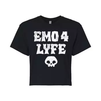 Укороченная футболка Juniors Emo 4 Lyfe Licensed Character, черный