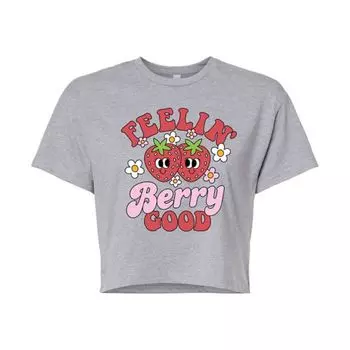 Укороченная футболка Juniors Feelin' Berry Good Licensed Character, серый