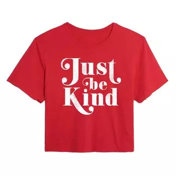 Укороченная футболка Just Be Kind для юниоров Licensed Character