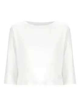 Укороченная футболка Laneus, белый