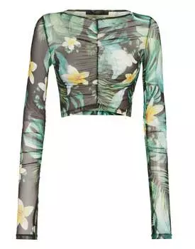 Укороченная футболка LS Hawaii PHILIPP PLEIN, зеленый