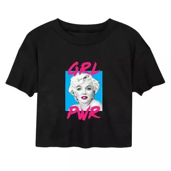 Укороченная футболка Мэрилин Монро для юниоров "Grl Pwr" Licensed Character