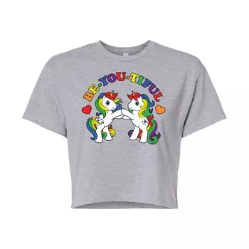 Укороченная футболка My Little Pony для юниоров BE YOU TIFUL Licensed Character, серый
