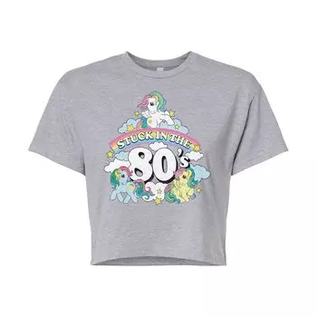 Укороченная футболка My Little Pony для юниоров в стиле 80-х Licensed Character, серый