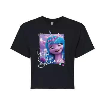 Укороченная футболка My Little Pony Shine для юниоров Licensed Character