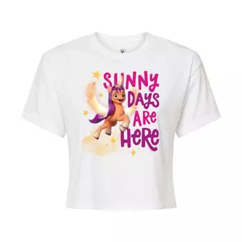 Укороченная футболка My Little Pony Sunny Days для юниоров Licensed Character