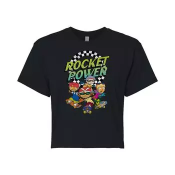 Укороченная футболка Nickelodeon Rocket Power Skating для юниоров Nickelodeon, черный
