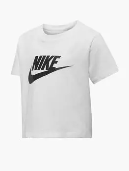 Укороченная футболка Nike, белый