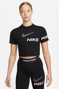 Укороченная футболка Nike для дрифтинга Nike, черный