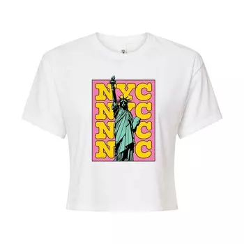 Укороченная футболка NYC Statue Of Liberty для юниоров Licensed Character, белый