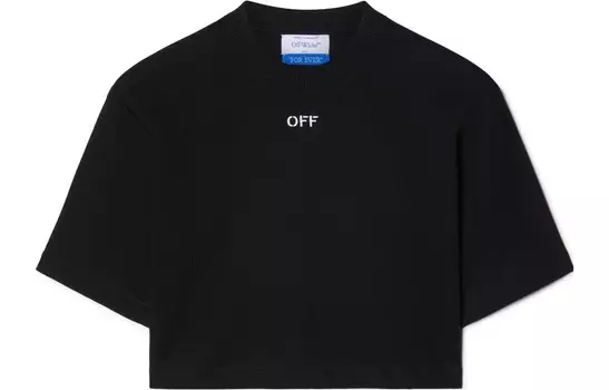 Укороченная футболка Off-Stamp Off-White