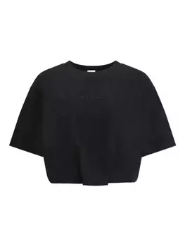 Укороченная футболка PINKO, черный