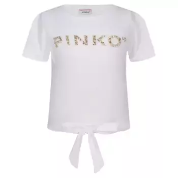 Укороченная футболка Pinko Up, белый
