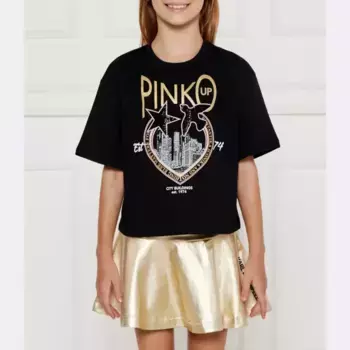 Укороченная футболка Pinko Up, черный