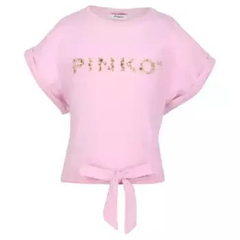 Укороченная футболка Pinko Up, розовый