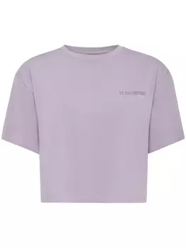 Укороченная футболка Plein Sport, фиолетовый