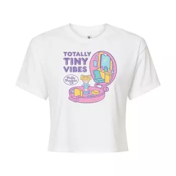 Укороченная футболка Polly Pocket Tiny Vibes для юниоров Licensed Character, белый