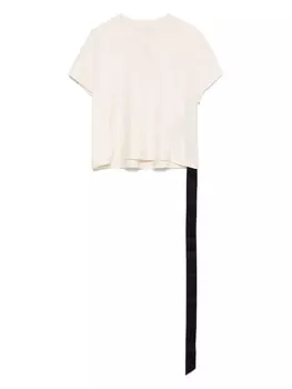Укороченная футболка Рика Оуэнса DRKSHDW Rick Owens DRKSHDW, нейтральный