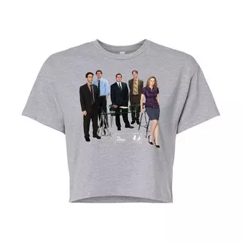 Укороченная футболка с фотографией The Office Cast для юниоров Licensed Character