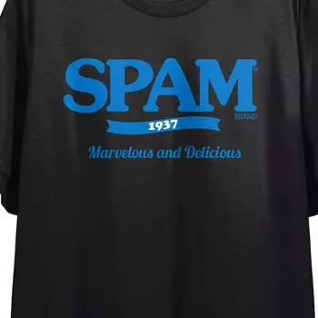 Укороченная футболка с графическим рисунком Juniors' Spam Brand 1937 года Licensed Character