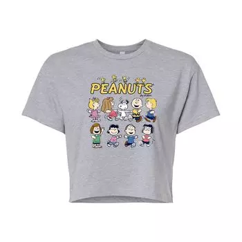 Укороченная футболка с изображением персонажей Peanuts Juniors Licensed Character