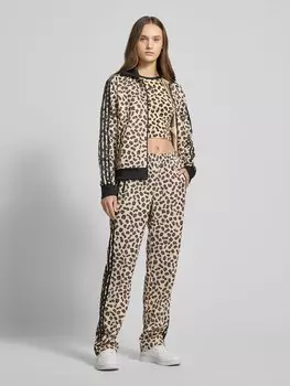 Укороченная футболка с круглым вырезом adidas Originals, черный