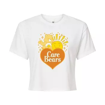 Укороченная футболка с логотипом Care Bears Funshine для юниоров Licensed Character, белый