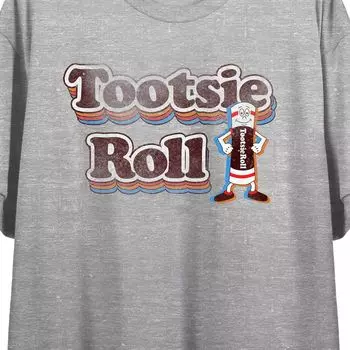 Укороченная футболка с рисунком 70-х годов Tootsie Roll для молодежи Licensed Character