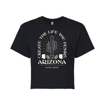 Укороченная футболка с рисунком Arizona для юниоров Licensed Character