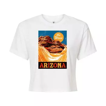 Укороченная футболка с рисунком Arizona для юниоров Licensed Character, белый