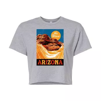Укороченная футболка с рисунком Arizona для юниоров Licensed Character, серый