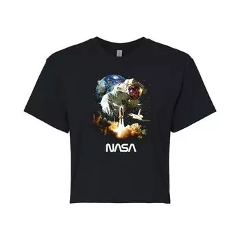 Укороченная футболка с рисунком астронавта НАСА для юниоров Licensed Character