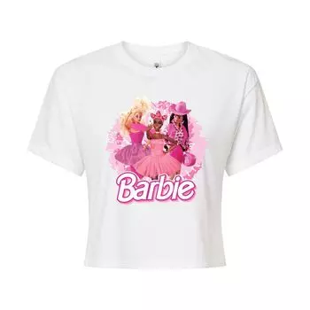 Укороченная футболка с рисунком Barbie для детей Juniors' Selfie Barbie