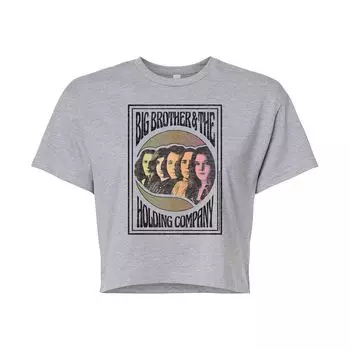Укороченная футболка с рисунком Big Brother & Holding Company для юниоров Licensed Character, серый