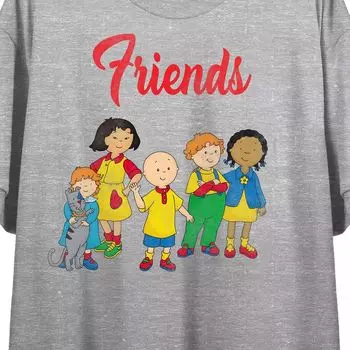 Укороченная футболка с рисунком Caillou Friends для юниоров Licensed Character