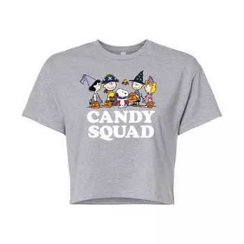 Укороченная футболка с рисунком «Candy Squad» для детей Peanuts на Хэллоуин и групповой снимок Licensed Character