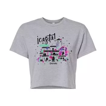 Укороченная футболка с рисунком Casita от Disney's Encanto Juniors Disney, серый