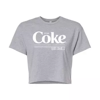 Укороченная футболка с рисунком Coca-Cola для юниоров Licensed Character, серый